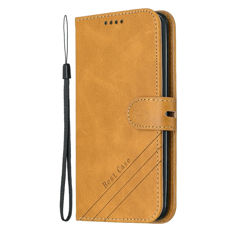 For LG K10 2017 Stitching Style 2-Color Cow Texture Horizontal Flip PU Leather Case with Holder & Card Slot & Lanyard