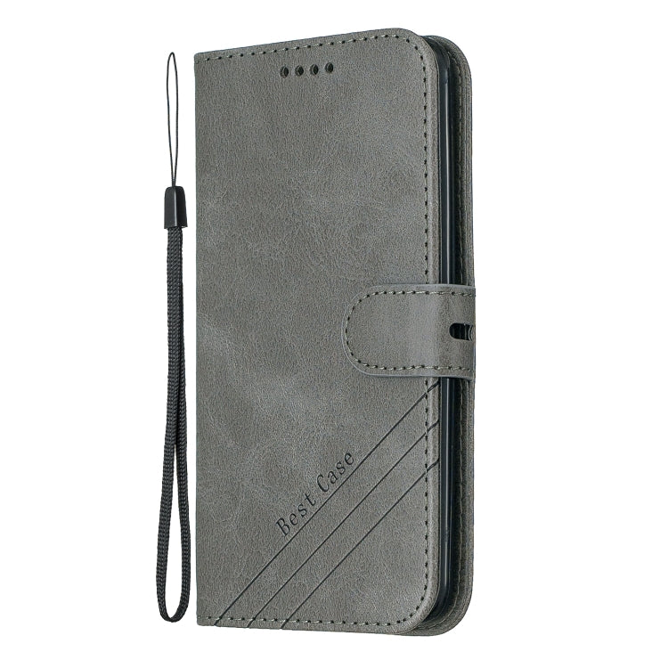 For LG K10 2018 Stitching Style 2-Color Cow Texture Horizontal Flip PU Leather Case with Holder & Card Slot & Lanyard