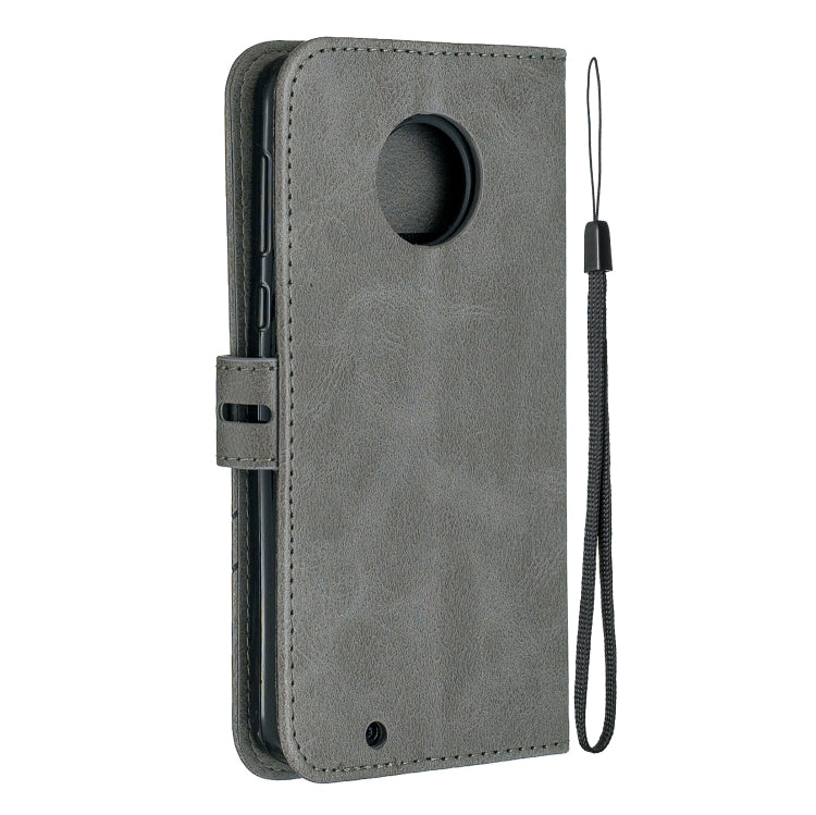 For Moto G6 2018 Stitching Style 2-Color Cow Texture Horizontal Flip PU Leather Case with Holder & Card Slot & Lanyard