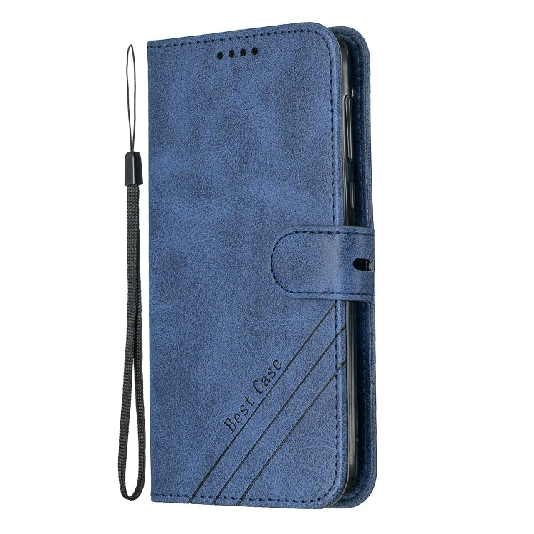 For Moto G6 2018 Stitching Style 2-Color Cow Texture Horizontal Flip PU Leather Case with Holder & Card Slot & Lanyard