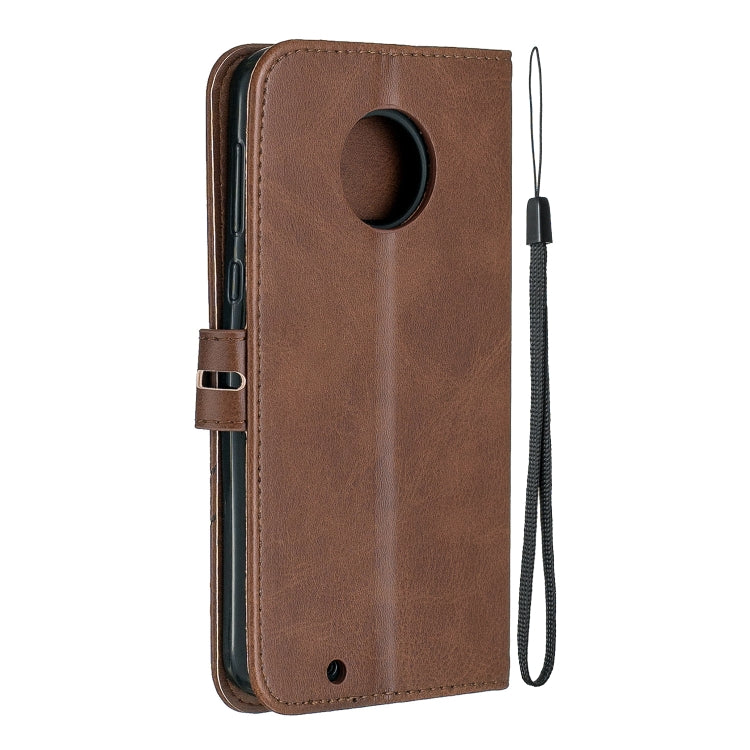 For Moto G6 2018 Stitching Style 2-Color Cow Texture Horizontal Flip PU Leather Case with Holder & Card Slot & Lanyard