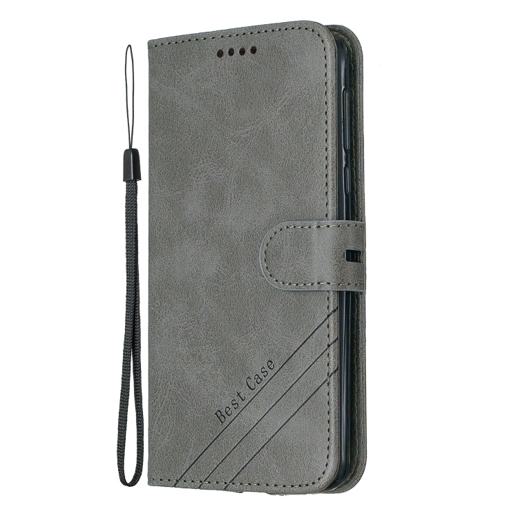 For Moto G6 Play E5 Stitching Style 2-Color Cow Texture Horizontal Flip PU Leather Case with Holder & Card Slot & Lanyard