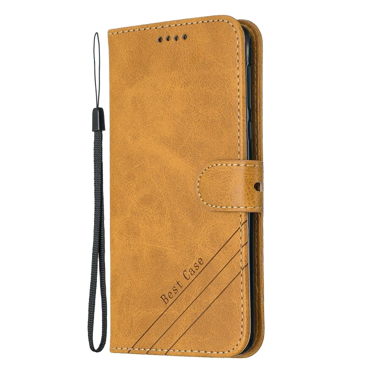 For Moto G6 Play E5 Stitching Style 2-Color Cow Texture Horizontal Flip PU Leather Case with Holder & Card Slot & Lanyard