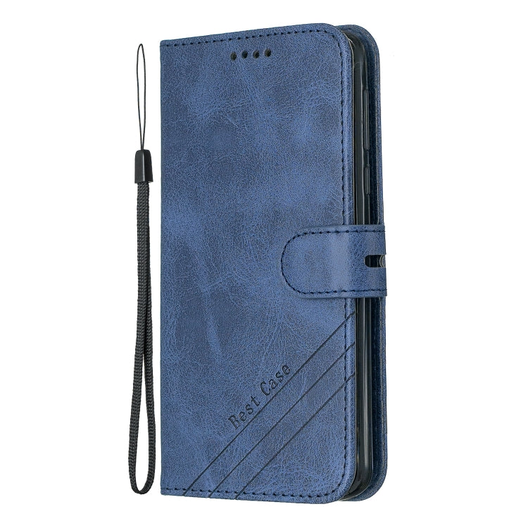 For Moto G6 Play E5 Stitching Style 2-Color Cow Texture Horizontal Flip PU Leather Case with Holder & Card Slot & Lanyard