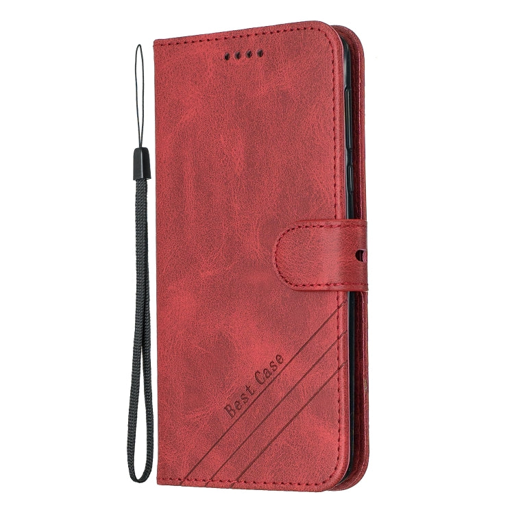For Moto G6 Play E5 Stitching Style 2-Color Cow Texture Horizontal Flip PU Leather Case with Holder & Card Slot & Lanyard