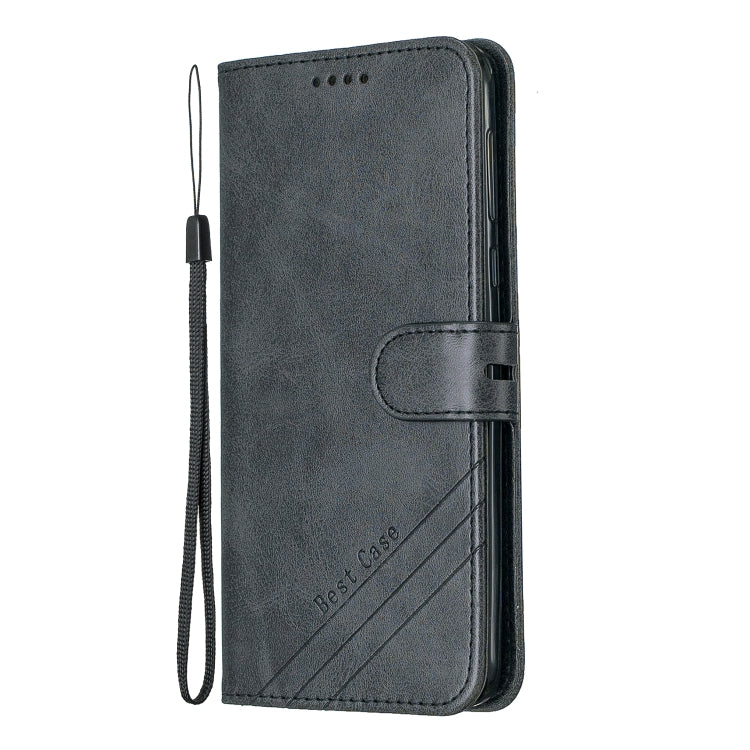 For Moto G6 Plus 2018 Stitching Style 2-Color Cow Texture Horizontal Flip PU Leather Case with Holder & Card Slot & Lanyard