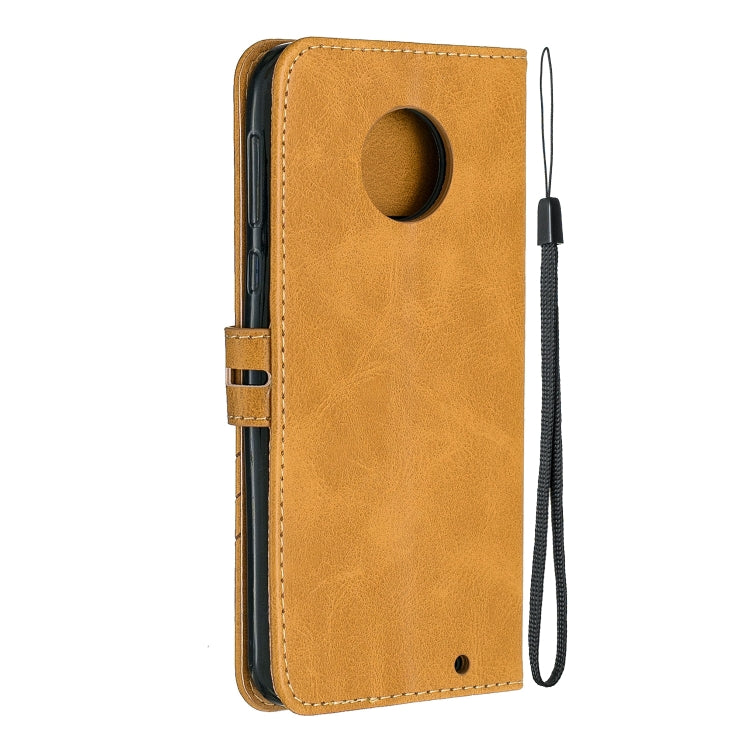 For Moto G6 Plus 2018 Stitching Style 2-Color Cow Texture Horizontal Flip PU Leather Case with Holder & Card Slot & Lanyard