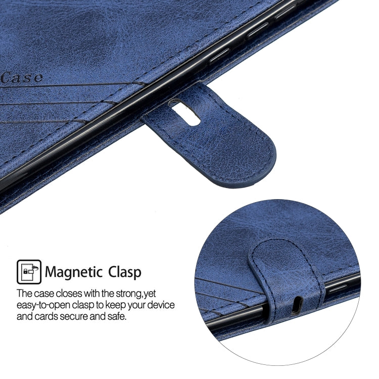 For Moto G7 / G7 Plus Stitching Style 2-Color Cow Texture Horizontal Flip PU Leather Case with Holder & Card Slot & Lanyard