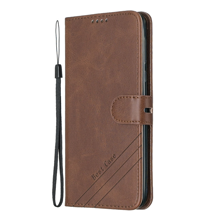 For Moto G7 Play Stitching Style 2-Color Cow Texture Horizontal Flip PU Leather Case with Holder & Card Slot & Lanyard