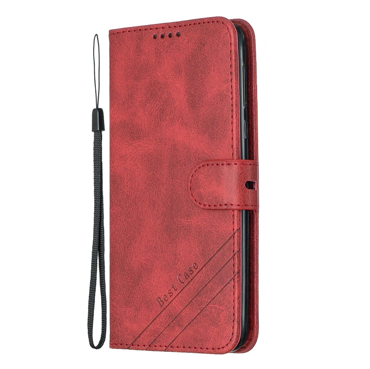For Moto G7 Play Stitching Style 2-Color Cow Texture Horizontal Flip PU Leather Case with Holder & Card Slot & Lanyard