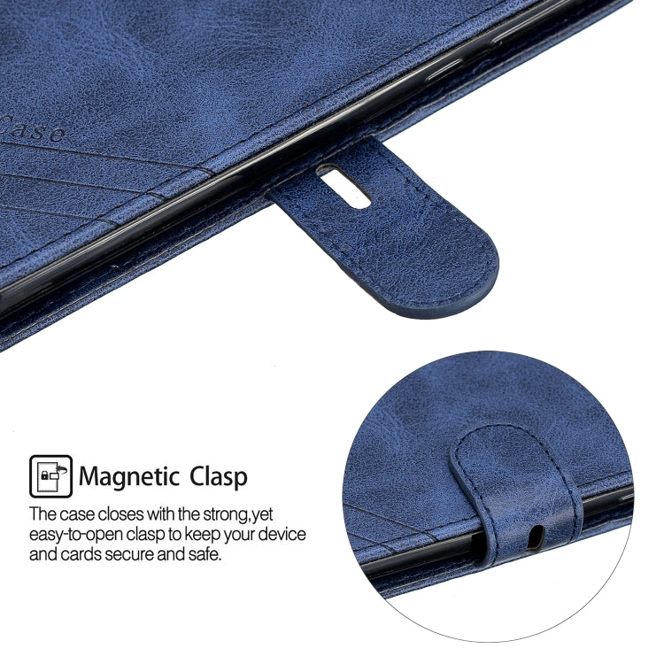 For Moto G7 Power Stitching Style 2-Color Cow Texture Horizontal Flip PU Leather Case with Holder & Card Slot & Lanyard