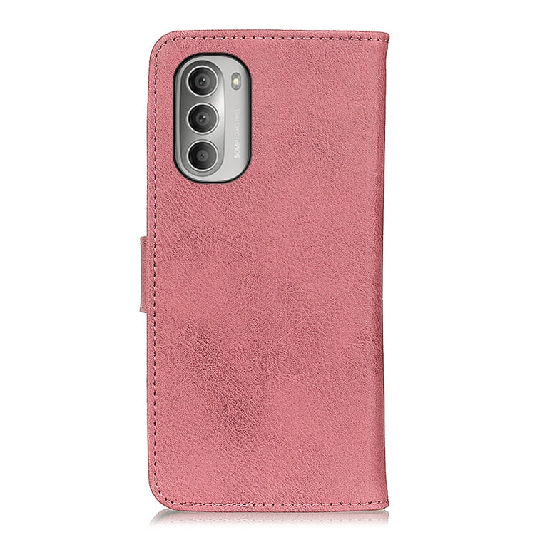 For Motorola Moto G Stylus 2022 KHAZNEH Cowhide Texture Horizontal Flip Leather Phone Case
