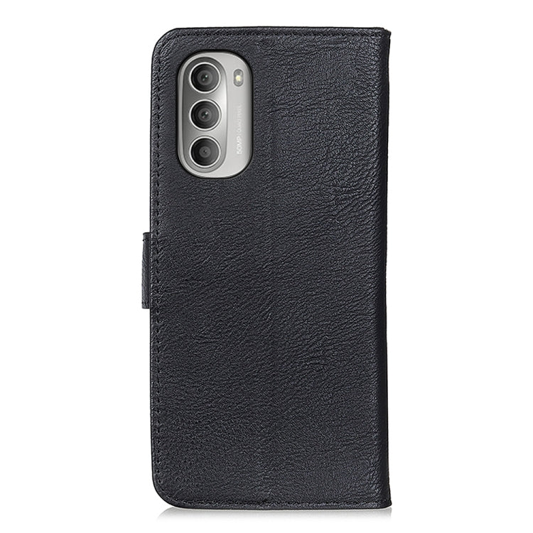 For Motorola Moto G Stylus 2022 KHAZNEH Cowhide Texture Horizontal Flip Leather Phone Case