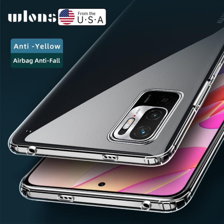 For Xiaomi Redmi Note 10 5G wlons Ice Crystal PC + TPU Phone Case