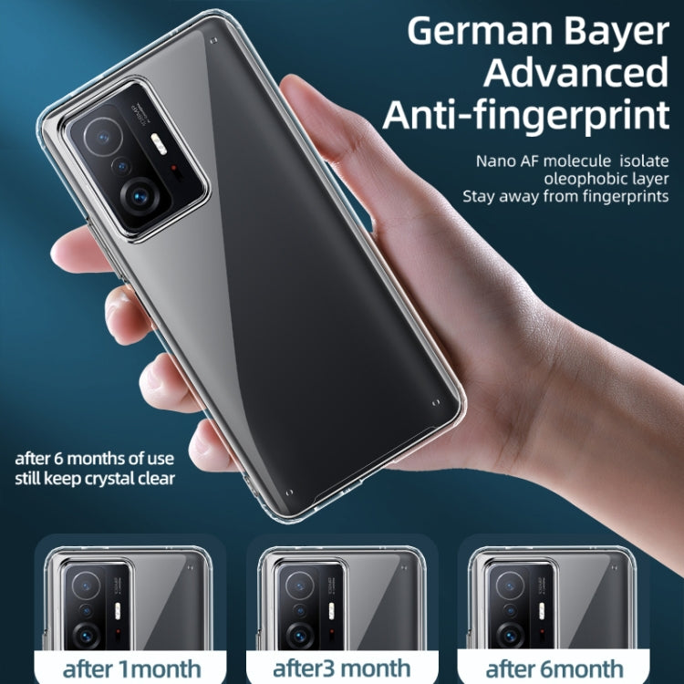 For Xiaomi Mi 11T Pro wlons Ice Crystal PC + TPU Phone Case
