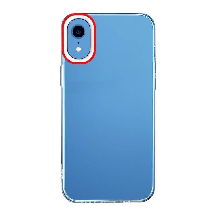 For iPhone XR Transparent Silicone Case