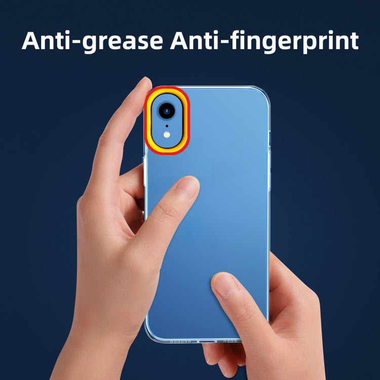 For iPhone XR Transparent Silicone Case
