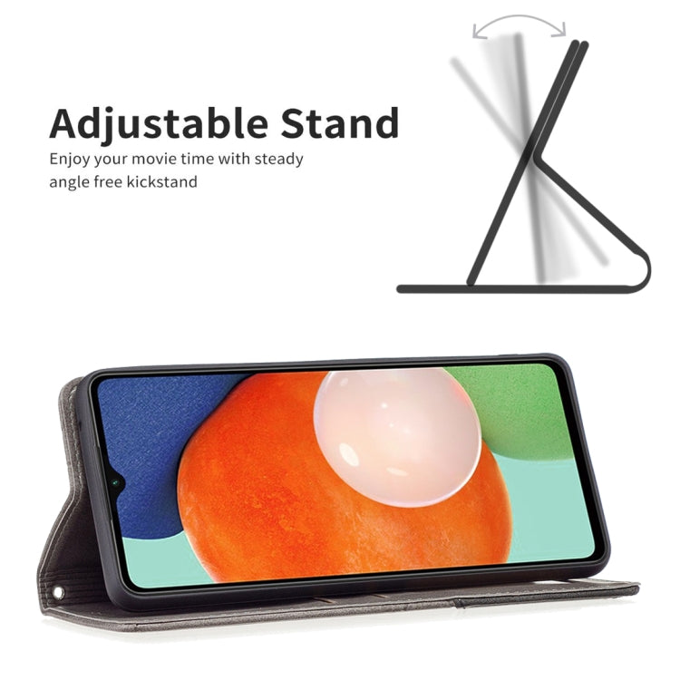 For Samsung Galaxy A13 4G Prismatic Invisible Magnetic Leather Phone Case