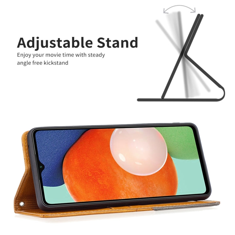For Samsung Galaxy A13 4G Prismatic Invisible Magnetic Leather Phone Case