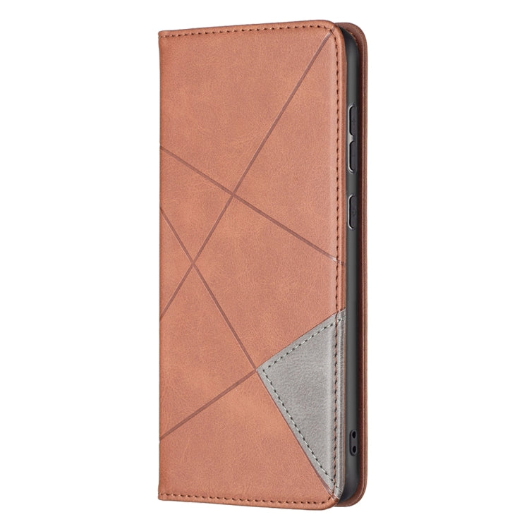 For Samsung Galaxy A73 5G Prismatic Invisible Magnetic Leather Phone Case