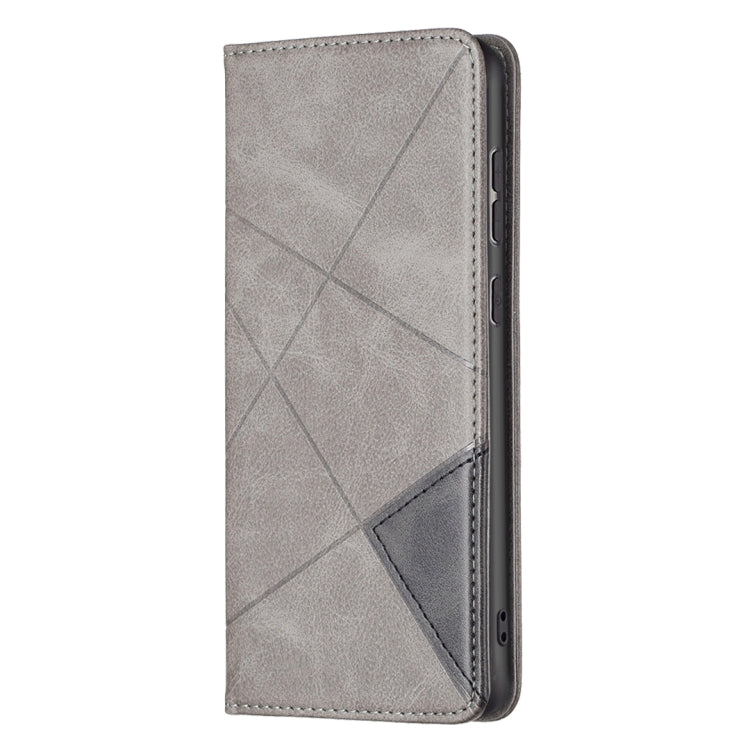 For Samsung Galaxy A73 5G Prismatic Invisible Magnetic Leather Phone Case