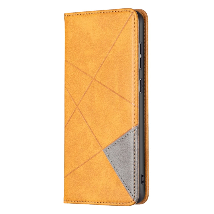 For Samsung Galaxy A73 5G Prismatic Invisible Magnetic Leather Phone Case