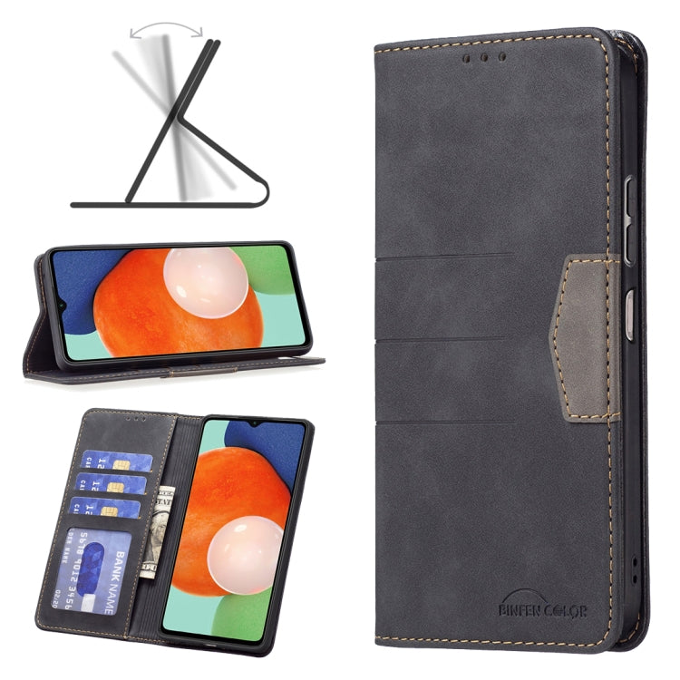For Samsung Galaxy A13 4G Magnetic Splicing Leather Phone Case