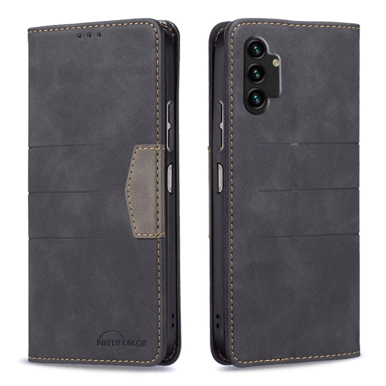 For Samsung Galaxy A13 4G Magnetic Splicing Leather Phone Case