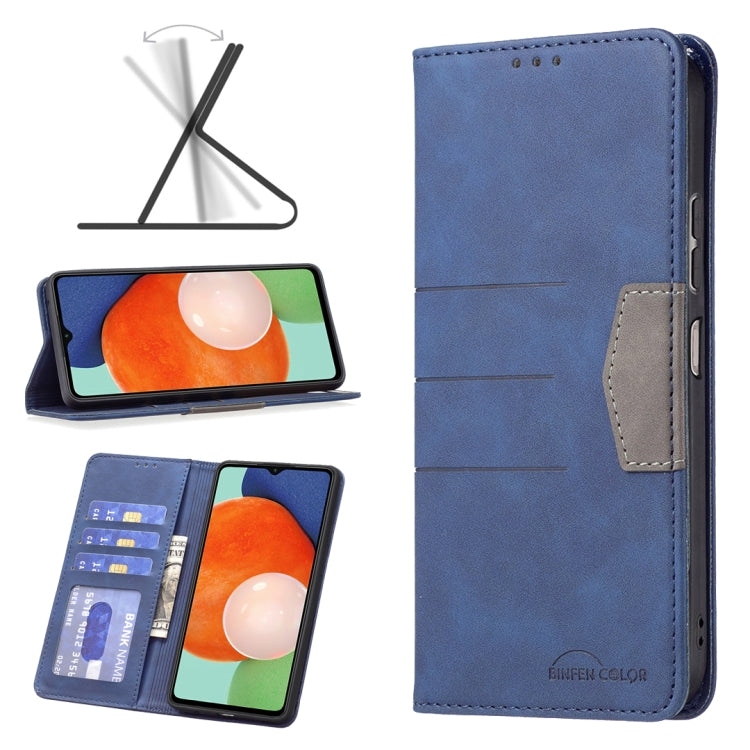 For Samsung Galaxy A13 4G Magnetic Splicing Leather Phone Case
