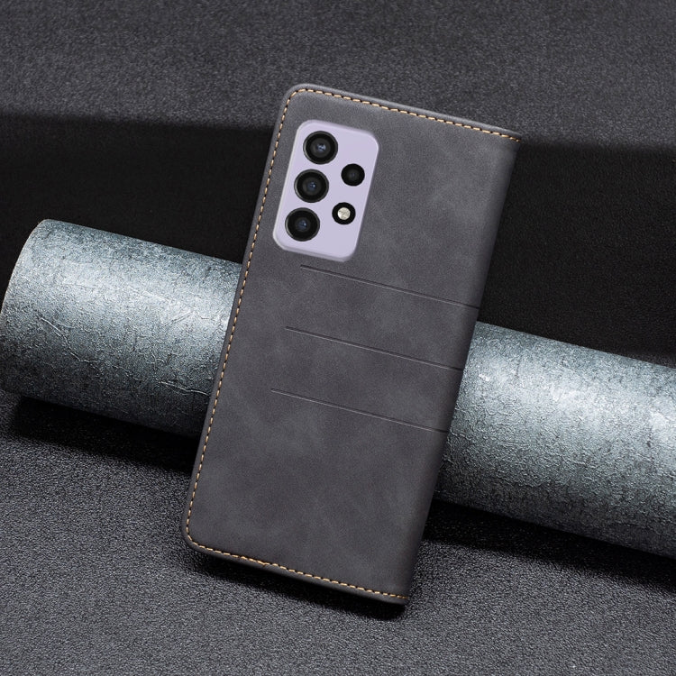 For Samsung Galaxy A33 5G Magnetic Splicing Leather Phone Case