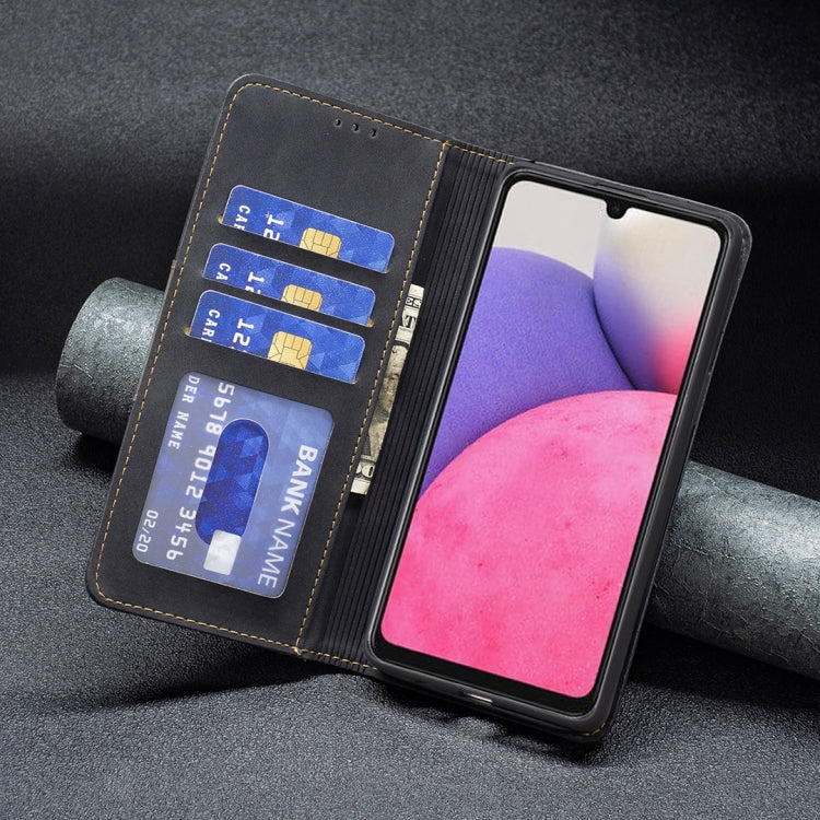 For Samsung Galaxy A33 5G Magnetic Splicing Leather Phone Case
