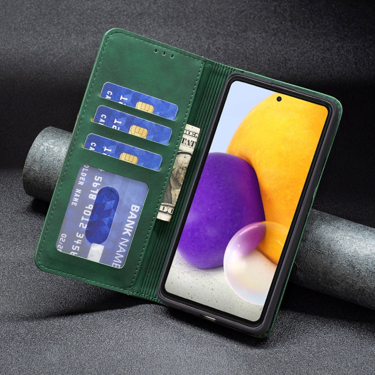 For Samsung Galaxy A73 5G Magnetic Splicing Leather Phone Case