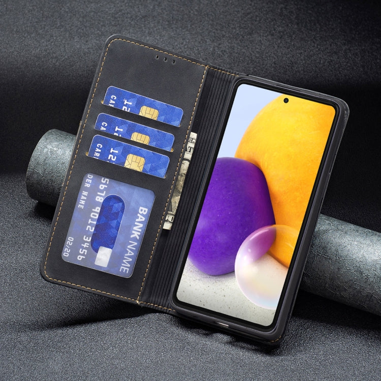 For Samsung Galaxy A73 5G Magnetic Splicing Leather Phone Case