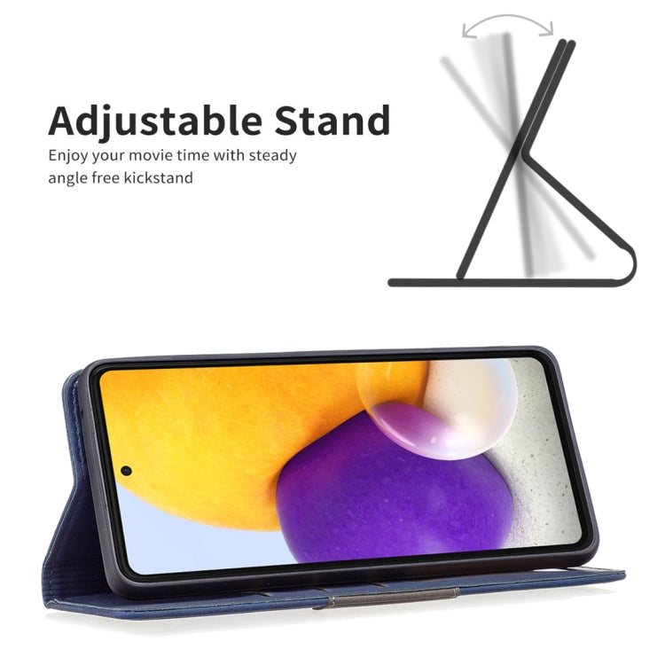 For Samsung Galaxy A73 5G Magnetic Splicing Leather Phone Case