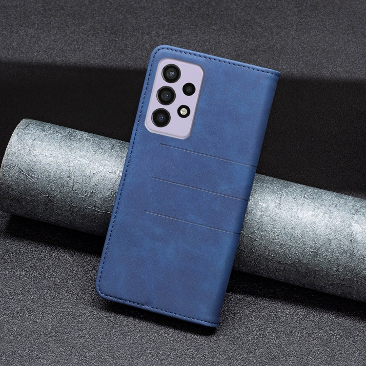 For Samsung Galaxy A73 5G Magnetic Splicing Leather Phone Case