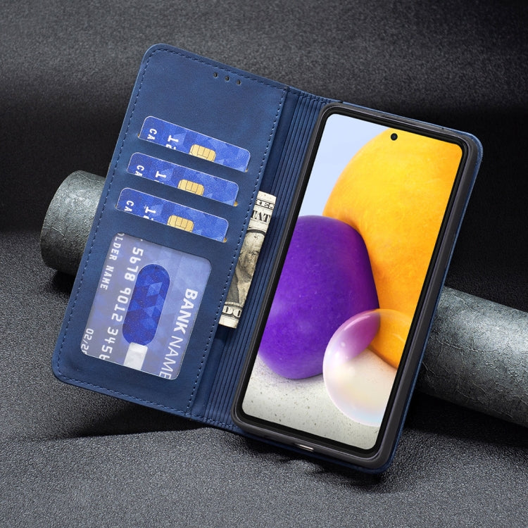 For Samsung Galaxy A73 5G Magnetic Splicing Leather Phone Case