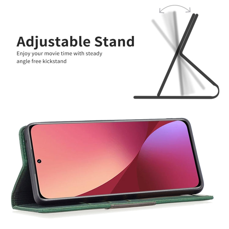 For Xiaomi 12 Magnetic Splicing Leather Phone Case