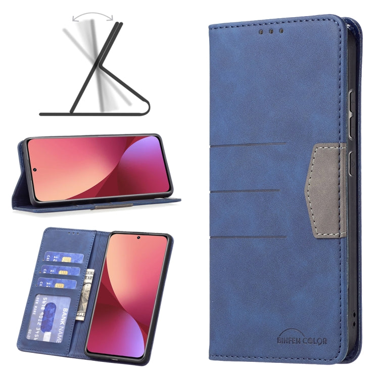 For Xiaomi 12 Magnetic Splicing Leather Phone Case