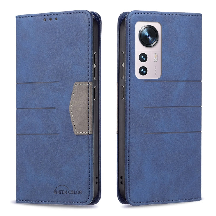 For Xiaomi 12 Magnetic Splicing Leather Phone Case