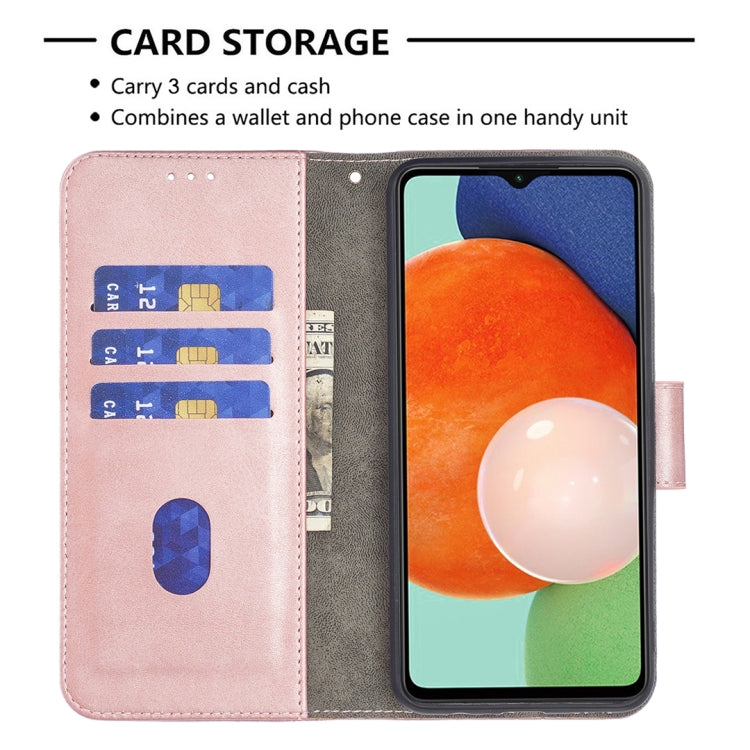 For Samsung Galaxy A13 4G Matching Color Crocodile Texture PU Leather Phone Case