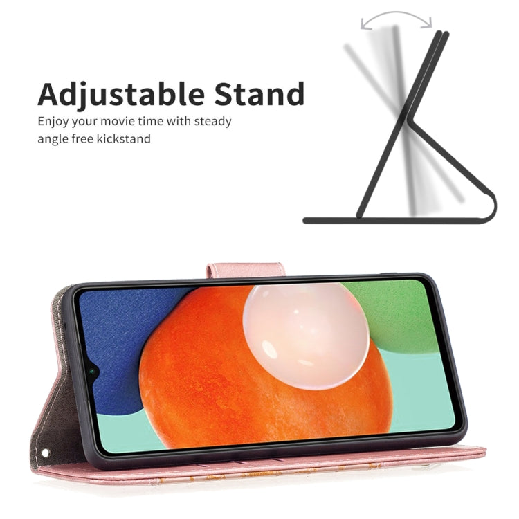 For Samsung Galaxy A13 4G Matching Color Crocodile Texture PU Leather Phone Case