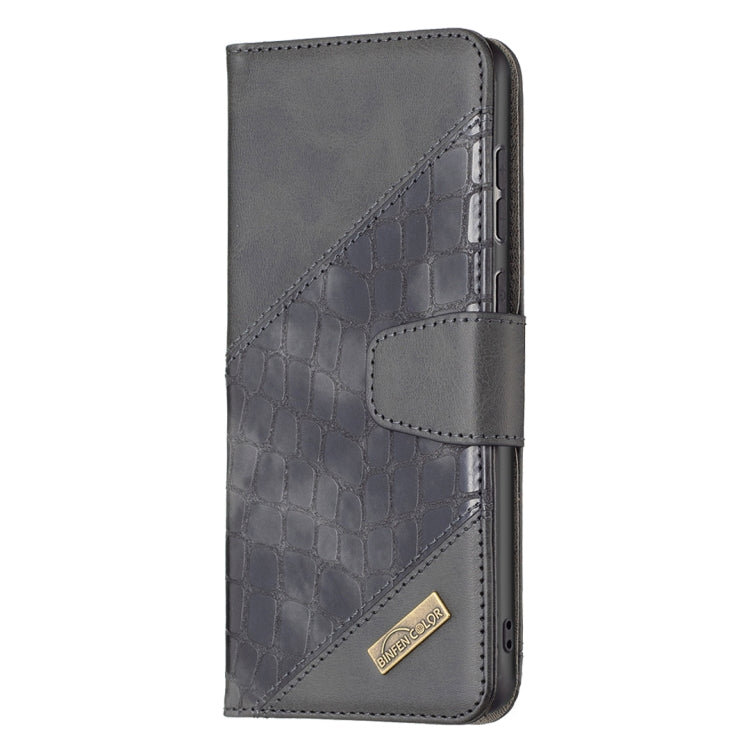For Samsung Galaxy A33 5G Matching Color Crocodile Texture PU Leather Phone Case