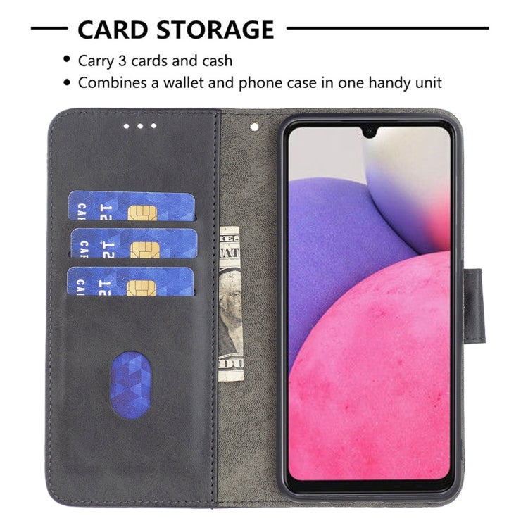 For Samsung Galaxy A33 5G Matching Color Crocodile Texture PU Leather Phone Case