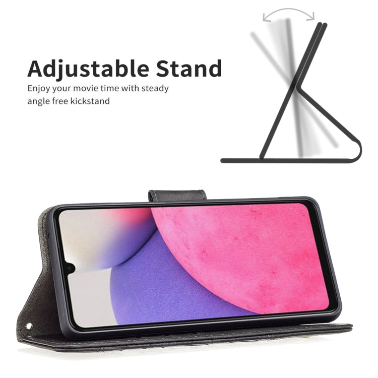 For Samsung Galaxy A33 5G Matching Color Crocodile Texture PU Leather Phone Case