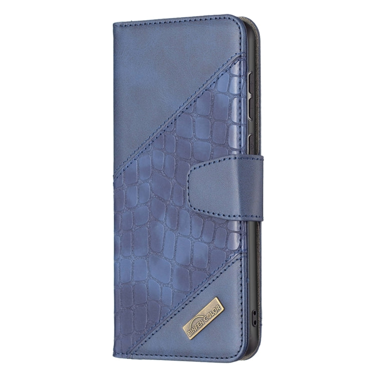 For Samsung Galaxy A33 5G Matching Color Crocodile Texture PU Leather Phone Case