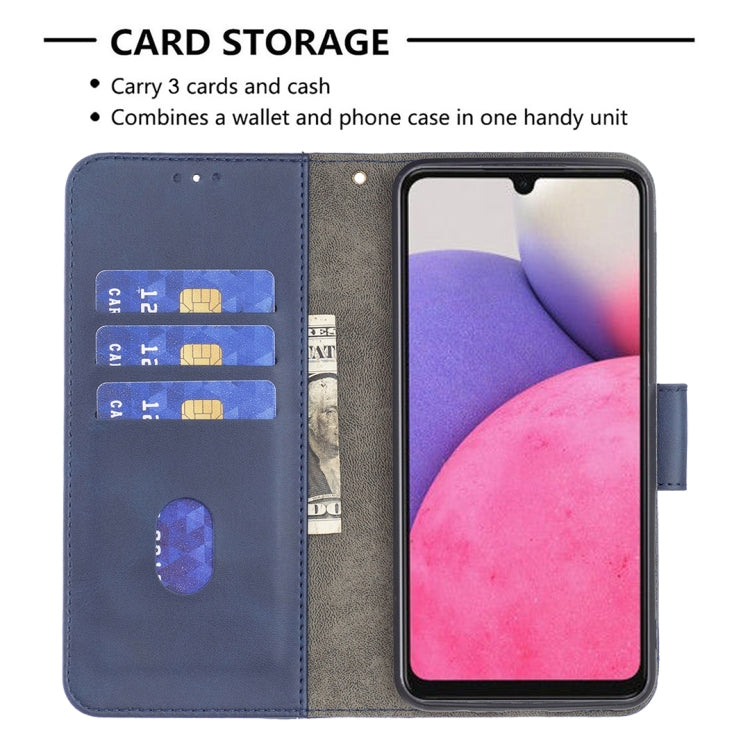 For Samsung Galaxy A33 5G Matching Color Crocodile Texture PU Leather Phone Case