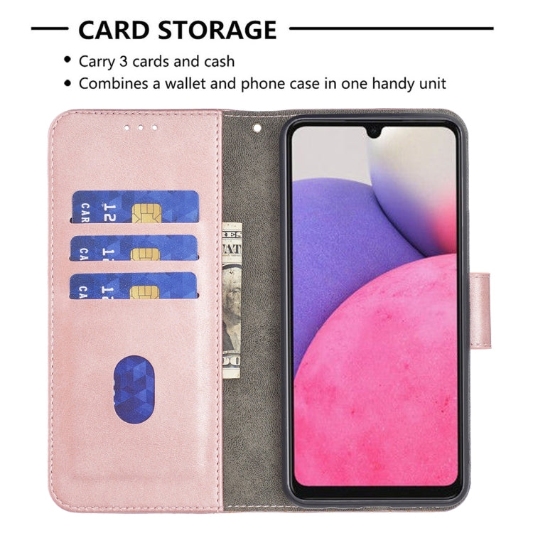 For Samsung Galaxy A33 5G Matching Color Crocodile Texture PU Leather Phone Case