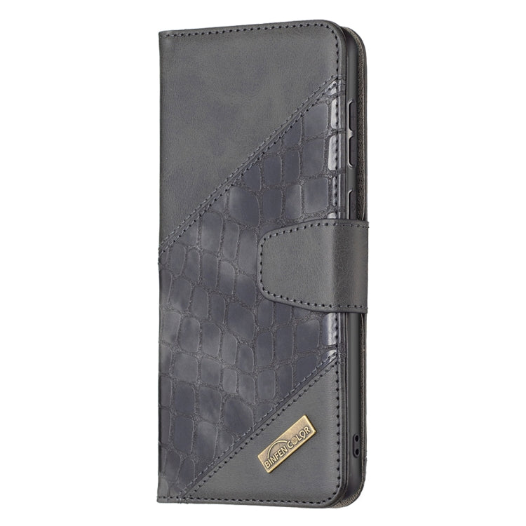 For Samsung Galaxy A73 5G Matching Color Crocodile Texture PU Leather Phone Case