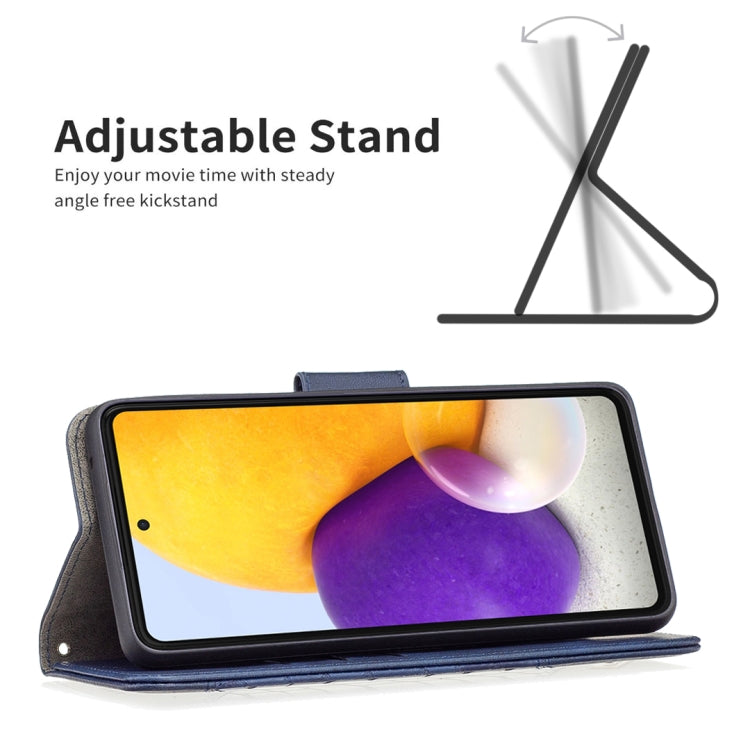 For Samsung Galaxy A73 5G Matching Color Crocodile Texture PU Leather Phone Case
