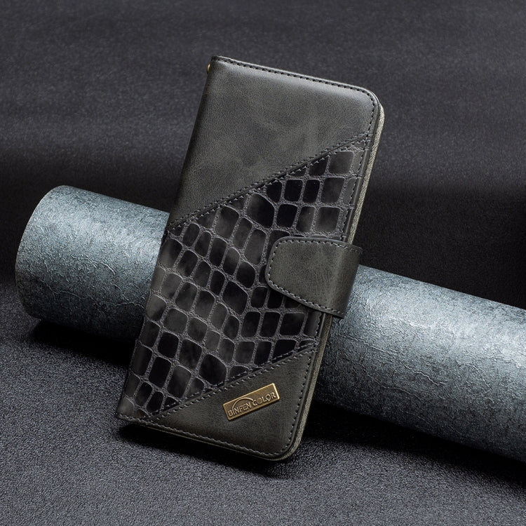 For Xiaomi 12 Matching Color Crocodile Texture PU Leather Phone Case